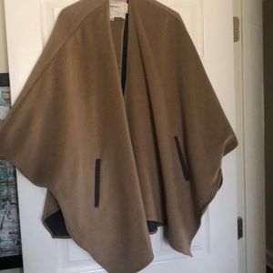 Anthropologie Camel Cape Coat